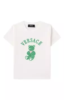 Хлопковая футболка Versace