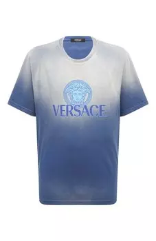 Хлопковая футболка Versace