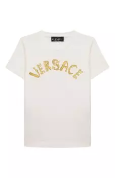 Хлопковая футболка Versace