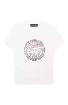 Хлопковая футболка Versace