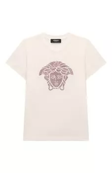 Хлопковая футболка Versace