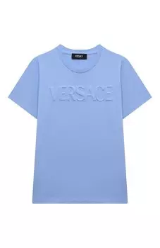 Хлопковая футболка Versace