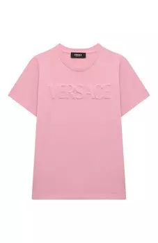 Хлопковая футболка Versace