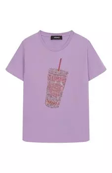 Хлопковая футболка Versace