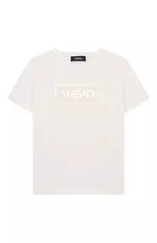Хлопковая футболка Versace