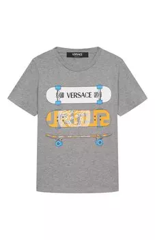 Хлопковая футболка Versace