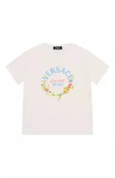 Хлопковая футболка Versace