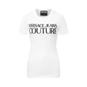 Хлопковая футболка Versace Jeans Couture