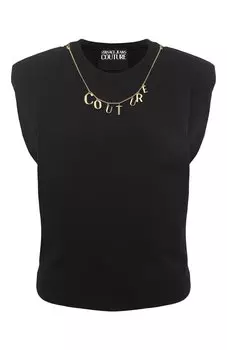 Хлопковая футболка Versace Jeans Couture