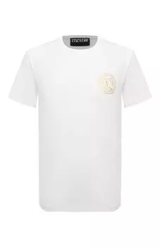 Хлопковая футболка Versace Jeans Couture