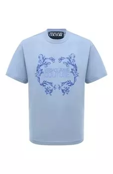 Хлопковая футболка Versace Jeans Couture