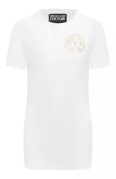 Хлопковая футболка Versace Jeans Couture