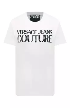 Хлопковая футболка Versace Jeans Couture