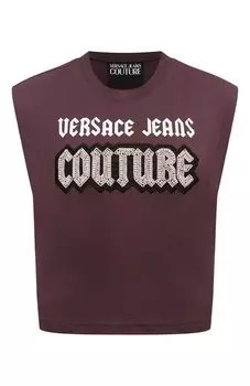 Хлопковая футболка Versace Jeans Couture