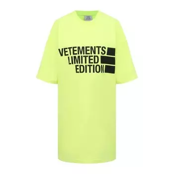 Хлопковая футболка VETEMENTS