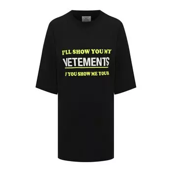 Хлопковая футболка VETEMENTS