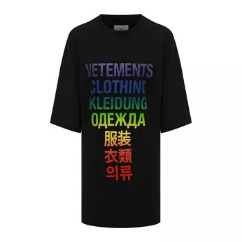 Хлопковая футболка VETEMENTS