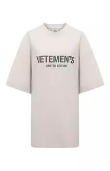 Хлопковая футболка VETEMENTS