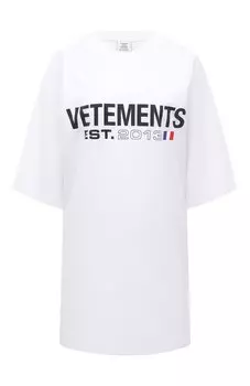 Хлопковая футболка VETEMENTS