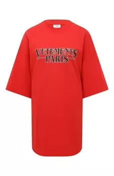 Хлопковая футболка VETEMENTS