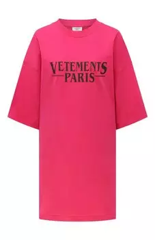 Хлопковая футболка VETEMENTS