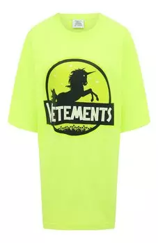 Хлопковая футболка VETEMENTS