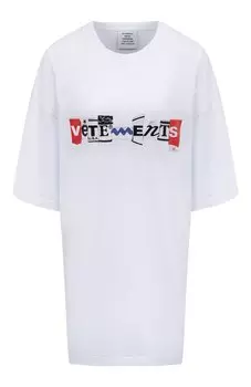 Хлопковая футболка VETEMENTS