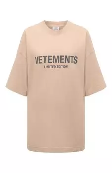 Хлопковая футболка VETEMENTS