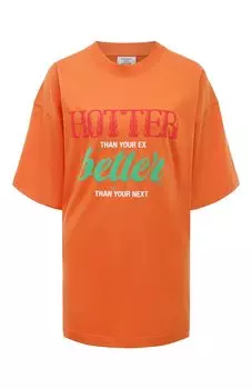 Хлопковая футболка VETEMENTS