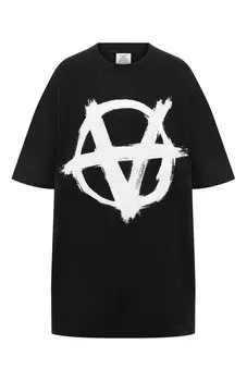 Хлопковая футболка VETEMENTS