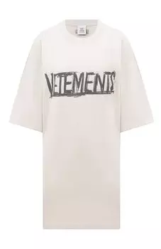 Хлопковая футболка VETEMENTS