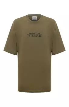 Хлопковая футболка VETEMENTS