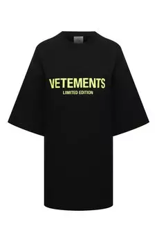 Хлопковая футболка VETEMENTS
