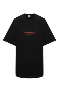 Хлопковая футболка VETEMENTS