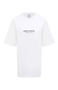 Хлопковая футболка VETEMENTS