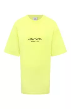 Хлопковая футболка VETEMENTS