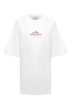 Хлопковая футболка VETEMENTS