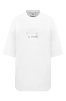 Хлопковая футболка VETEMENTS