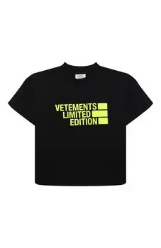 Хлопковая футболка VETEMENTS