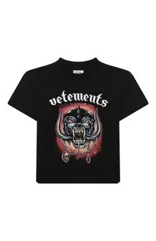 Хлопковая футболка VETEMENTS