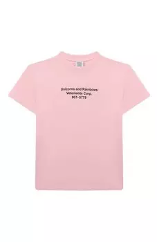 Хлопковая футболка VETEMENTS