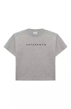 Хлопковая футболка VETEMENTS