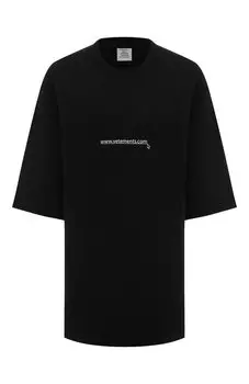 Хлопковая футболка VETEMENTS
