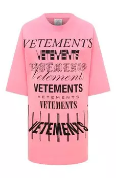 Хлопковая футболка VETEMENTS