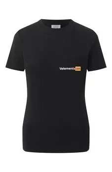 Хлопковая футболка VETEMENTS