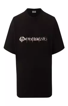 Хлопковая футболка VETEMENTS