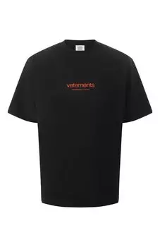 Хлопковая футболка VETEMENTS