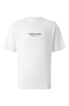 Хлопковая футболка VETEMENTS