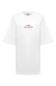 Хлопковая футболка VETEMENTS