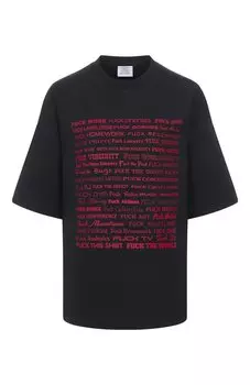 Хлопковая футболка VETEMENTS